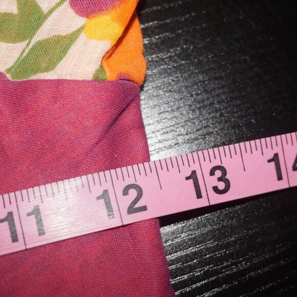 Vintage 70s Floral Ruffle Dress - Picture 8 of 9